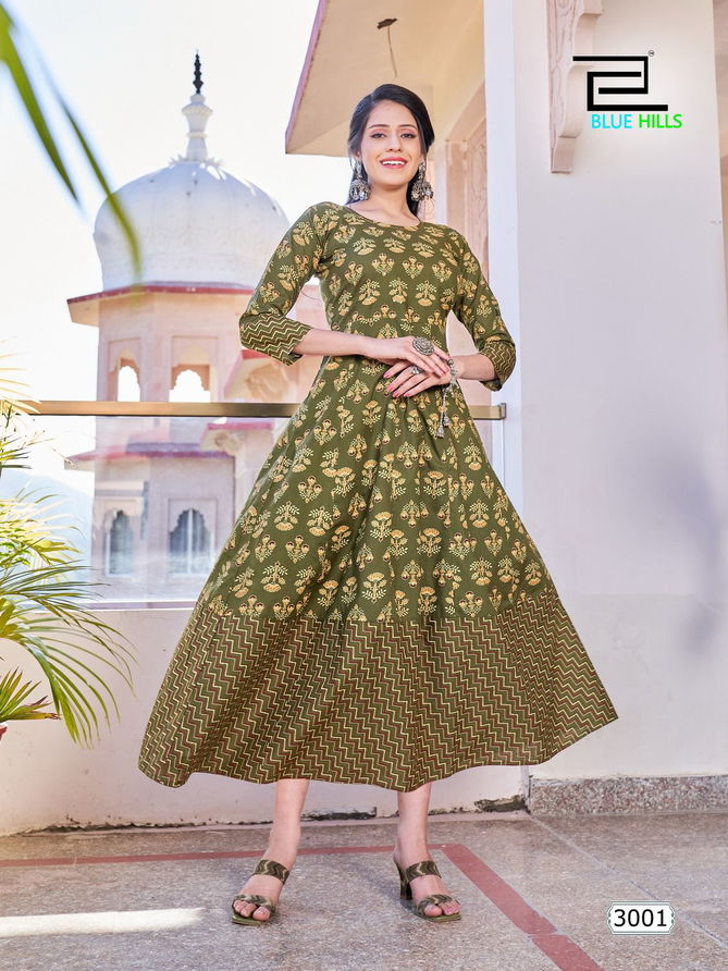 Rani Vol 3 By Blue Hills Anarkali Kurtis Catalog